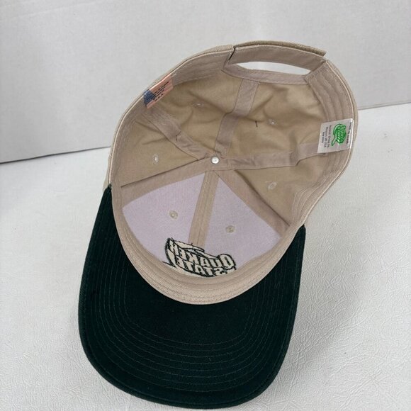 Quaker State Baseball Cap Mens One Size Beige Green Embroidered Adjustable Strap - Picture 5 of 7